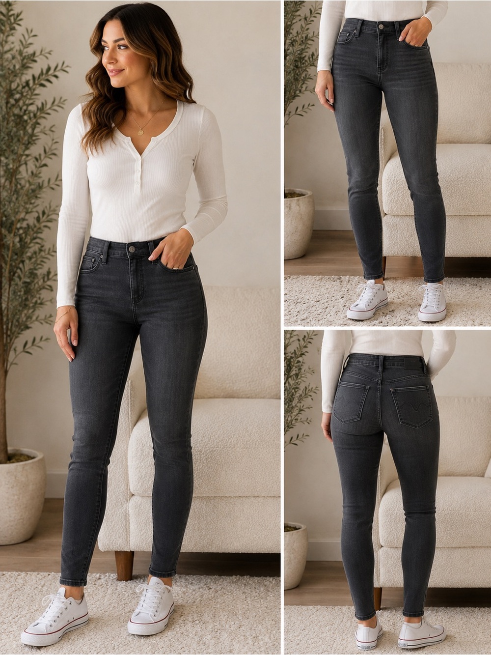 Adriano Goldschmied AG Black High Rise Skinny Jeans Size 26R